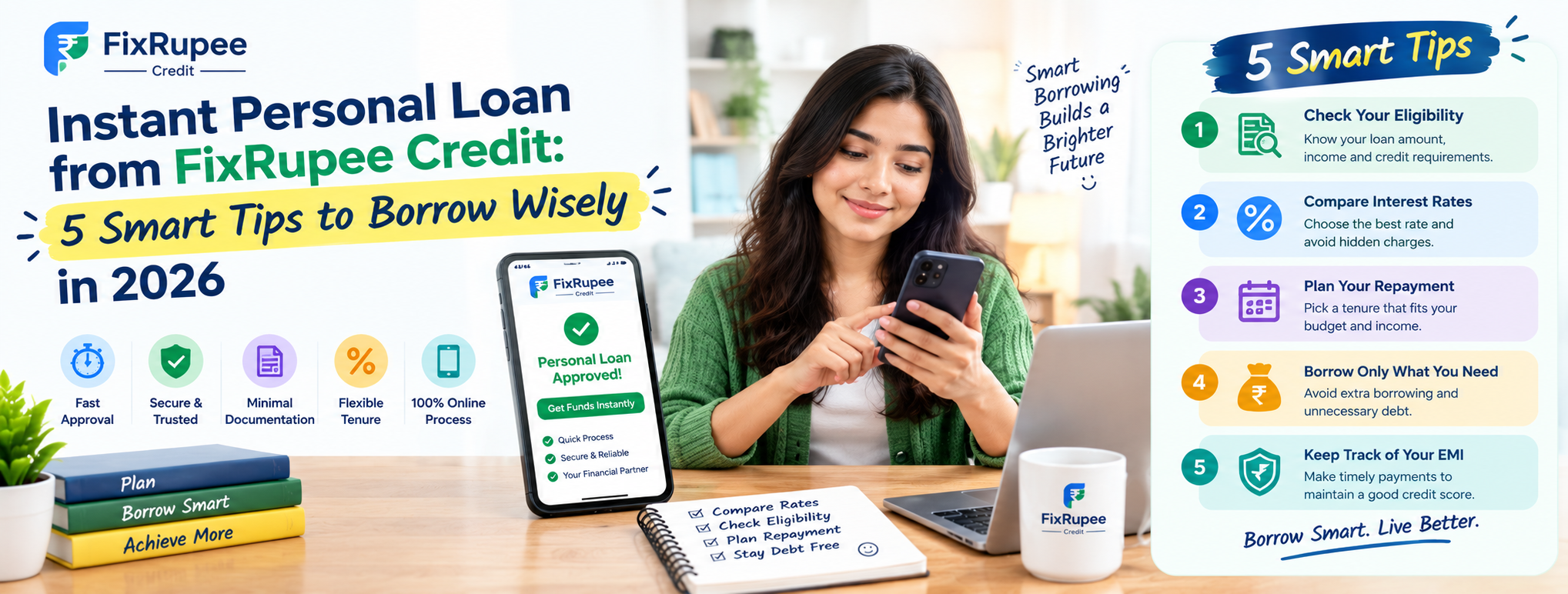 Instant Personal Loan from FixRupee Credit: 5 Smart Tips to Borrow Wisely in 2026