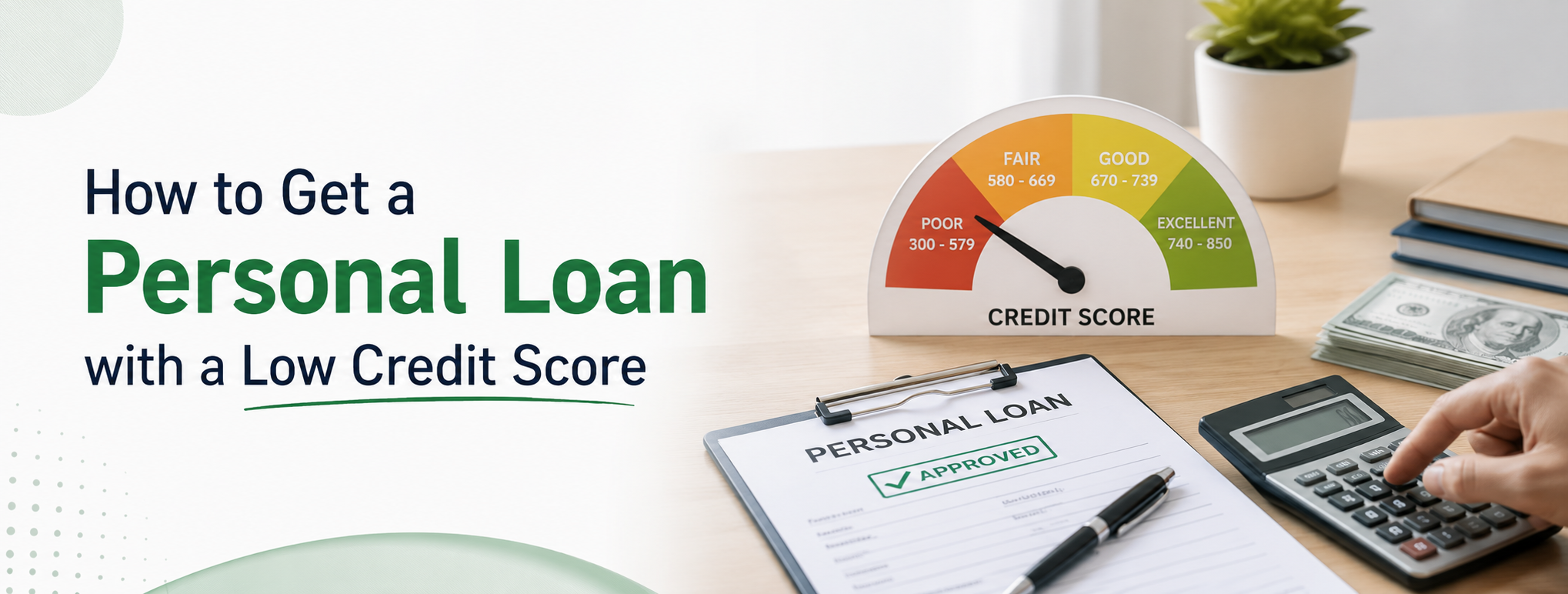 How to Get a Personal Loan with a Low Credit Score 